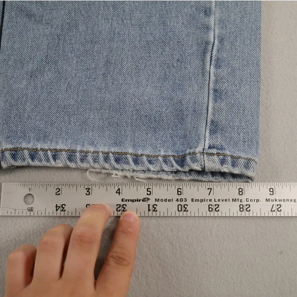 Vintage Y2K Levi’s 505 Jeans Regular Fit Straight Leg Blue Mens Size 38 x 30